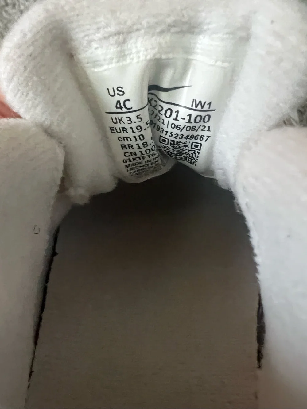 Nike Air Force 1 Crib Shoe - 4C